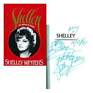  Shelley Winters Autographed / Signed Shelley Book 