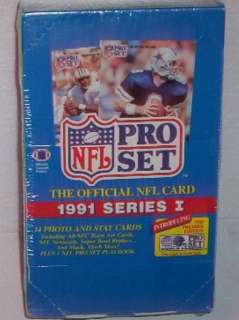 1991 PRO NFL FOOTBALL SERIES PREMIER EDITION SEALED BOX  