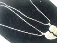Necklaces Best Friend Heart Friendship Bff Crystal  