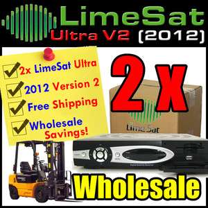   Units Limesat Ultra 2012 V2 FTA Receiver Lime Sat Version 2 Wholesale