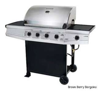 NEW Outdoor BBQ Barbeque Gas Brinkmann Stainless Grill Built In Burner 