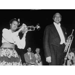  Jazz Musician W. C. Handy Standing Next to Unident 
