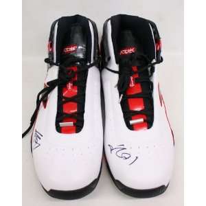 Yao Ming Signed Size 18 Game Issued Shoes Psa/dna