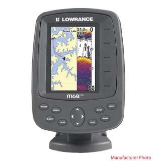 LOWRANCE M68c BOAT FISHFINDER SONAR AND MAPPING GPS  