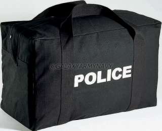 Police Logo Black Tactical Law Enforcement Gear Bag  