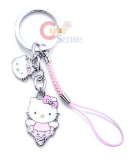 Sanrio Hello Kitty Key Chain Cell Phone Holder Face  