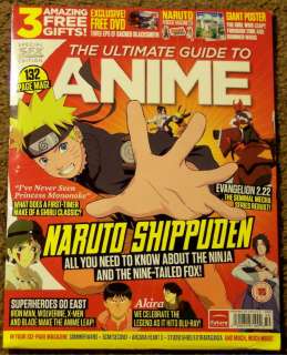 UK SFX ANIME Special 3 FREE Gifts DVD NARUTO SHIPPUDEN  