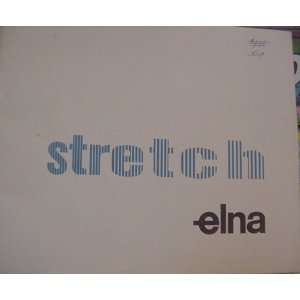  ELNA STRETCH SEWING MACHINE BOOKLET w/LARGE PATTERN 