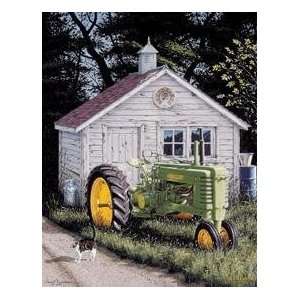  John Deere Farm Tractor tin sign #1121 
