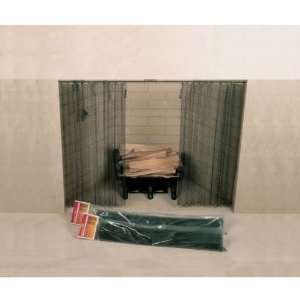   Woodfield Hanging Fireplace Spark Screen, Rod Not Included Home