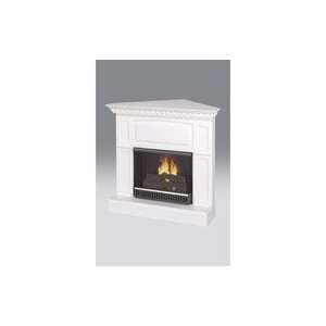 Real Flame Heritage Ventless Gel Corner Fireplace   #1350 in White 