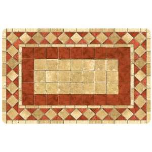   by 3 Feet Surfaces Floor Mat, Terracotta Tile Design