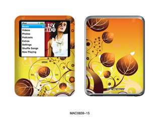 VINYL Protective Skin Sticker Decal For Apple iPod Nano 3 3rd Gen 3G