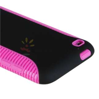   /Black Hybrid TPU Gel Rubber Case Cover for iPod Touch 4 4G 4th Gen