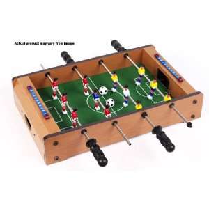  Mini Sports Foosball Wooden Tabletop Game with Soccer Balls 