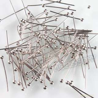 600 Ball Head pins Jewelry Making Findings 15mm 160336  