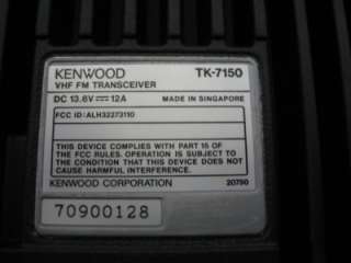 Kenwood TK 7150 VHF Trunking & Conventional Mobile Radio  