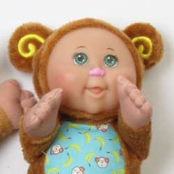 Cabbage Patch Kids Cuties CPK Mignons Brown Monkey Plush Doll by JAKKS 