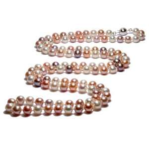  Multicolor Goddess   Long Pearl Necklace: Love My Pearls 