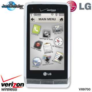   LG VX9700 Dare Touch Screen VCast GPS Cell Phone No Contract [WHITE