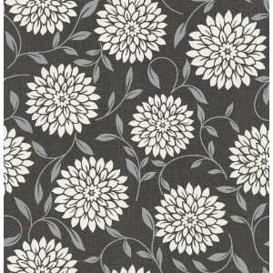 Graham & Brown 58202 Essence Collection Wallpaper, Flora, Charcoal