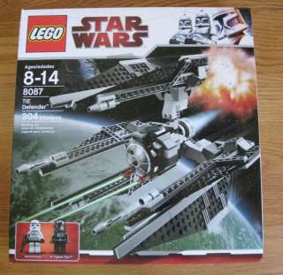 NIB   LEGO Star Wars 8087 TIE Defender Fighter Set 2 Minifigs NEW 