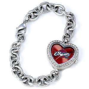  Ladies NBA Cleveland Cavaliers Heart Watch Jewelry