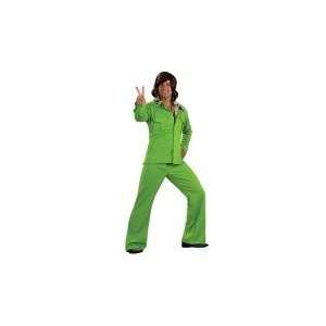  Leisure Suit Deluxe (Lime) Adult Costume Get ready for a funkadelic 