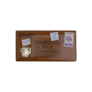  Chocolove XOXO Hazelnuts in Milk Chocolate Bar    3.2 oz 