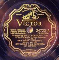 RAY NOBLE w/ AL BOWLLY Victor 24720 Evergreen 78 RPM  