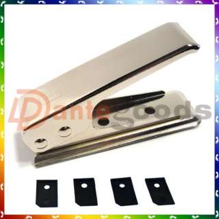   Sim Card Cutter + 4 Sim Adapter For Apple iPhone 4 4G 4S Fast USA Ship