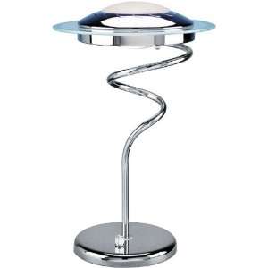  Table Lamp with Frost Glass Diffuser   Hurricane Series 