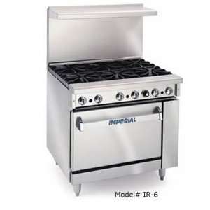  Imperial Commercial IR 2 G24 Range 36 Wide Gas 2 Burners 