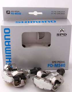 SHIMANO PD M540 SPD MTB HYBRID BIKE PEDALS & CLEATS NEW 689228060487 
