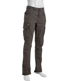 Rogue grey cotton slim fit cargo pants