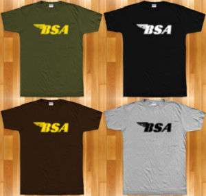 BSA Motorcycles / Birmingham Small Arms T shirt   S 4XL  