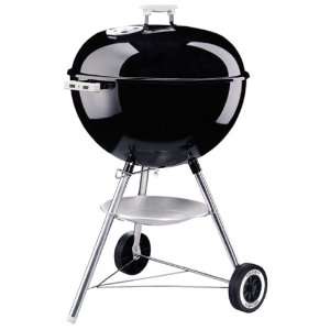  22.5 Inch One Touch Silver Kettle Grill, Black Patio, Lawn & Garden
