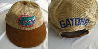   Rare Vintage Corduroy Cord Adjustable Strap Cap Hat 1995 NCAA College