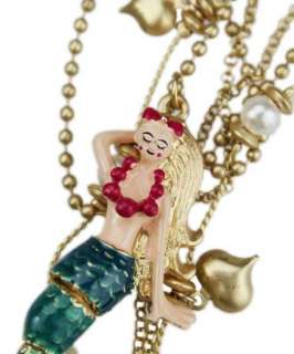   glazed Mermaid charm necklaces fashion ladies pendants N0223  