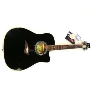  K1 Series Cutaway Acoustic Guitar   Black Gloss Finish 