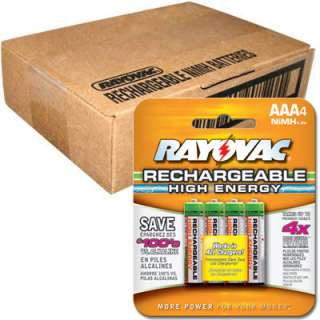 Rayovac AAA Rechargeable Batteries 800mAh Ni MH 1.2V 24pk  