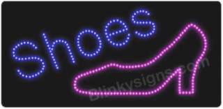 Shoes   Shoe Store Animated Colorful LED Sign New 12 X 24 L11000 