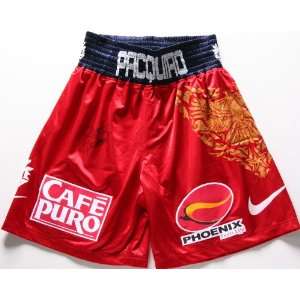  Manny Pacquiao Autographed Trunks   Autographed Boxing 