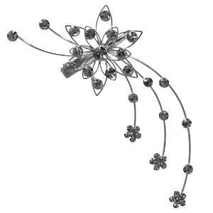  Clair De Lune Silver Crystal Hair Comb Jewelry