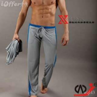 Mens Low Rise Sport Sweat Pants WJ601 White Black Blue Gray Brown S M 