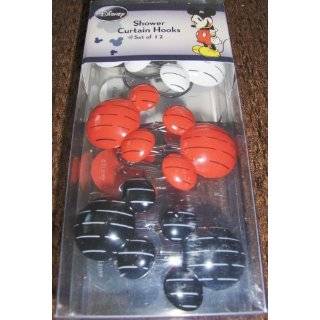 Disney Mickey Mouse Shower Curtain Hooks Set of 12
