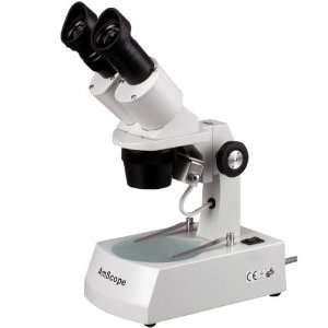 AmScope 10x 20x 30x 60x Stereo Microscope with USB Digital Camera 