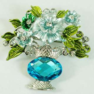 plated oval gemstone brooch pins fashion fashion jewelry 