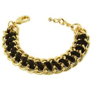    22K Gold Plated Designer Style Link Bracelet SZUL Jewelry