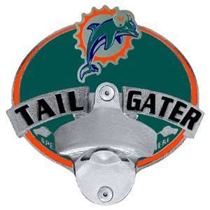  NFL Miami Dolphins Trailer Hitch Cover   Tailgater Sports 